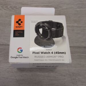 For Pixel Watch 4 (45mm) | Spigen Rugged Armor Pro Case New